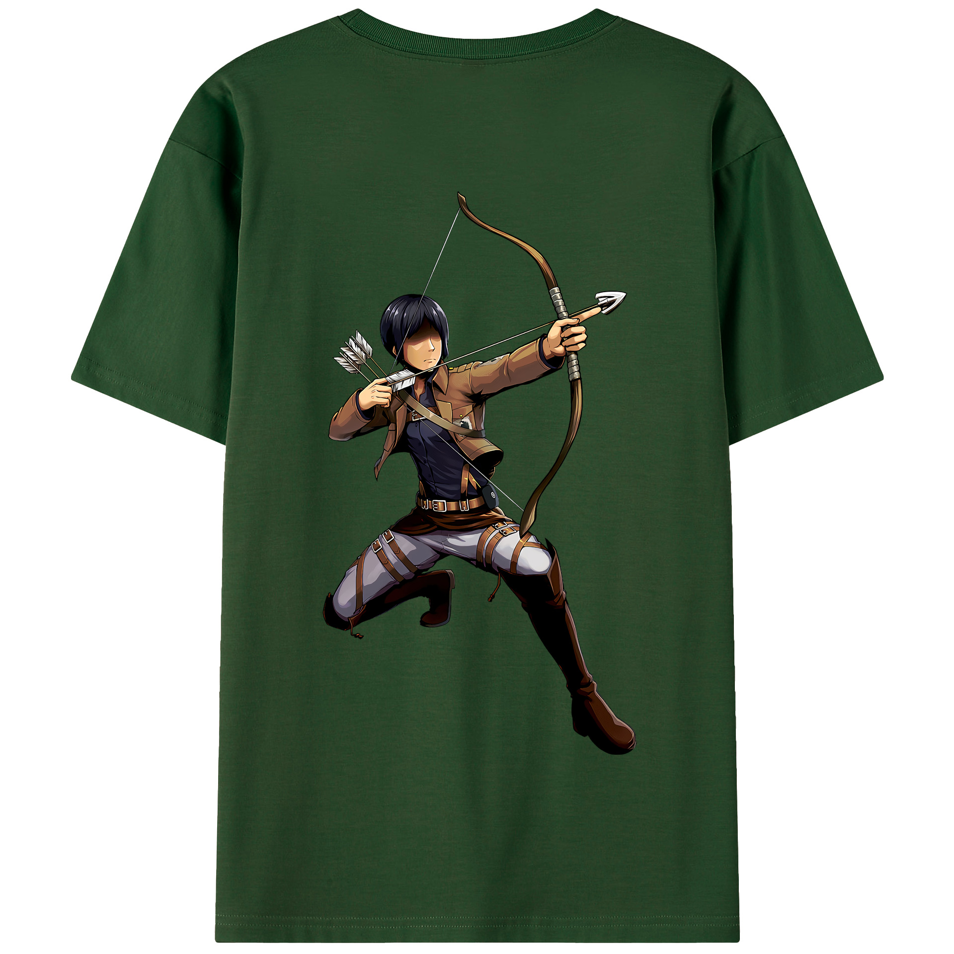 （画像用） 進撃の巨人 Attack on Titan 綿100％半袖Tシャツ（背面プリント）
